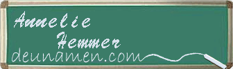 Annelie Hemmer Visitenkarte